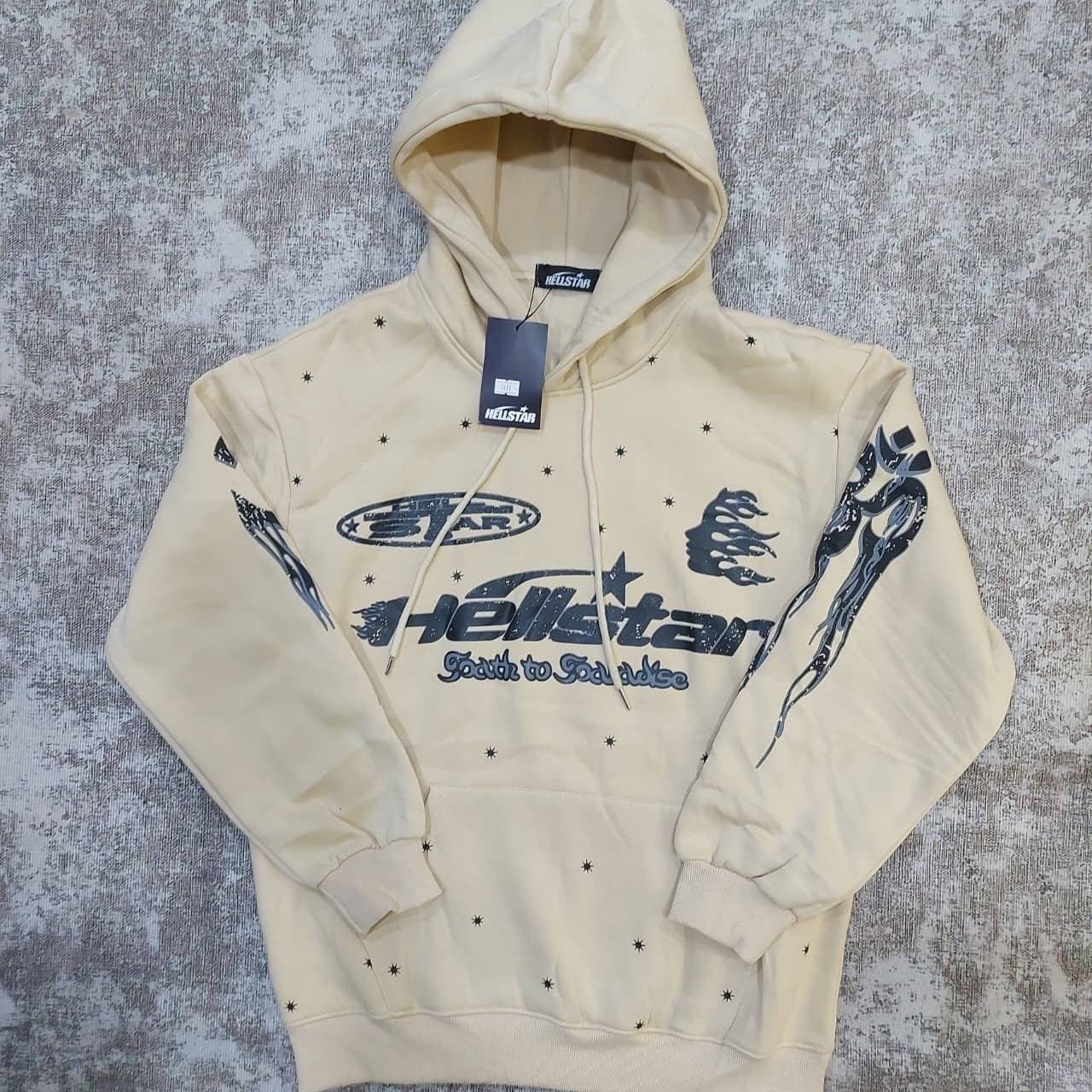 Hellstar Hoodie Beige