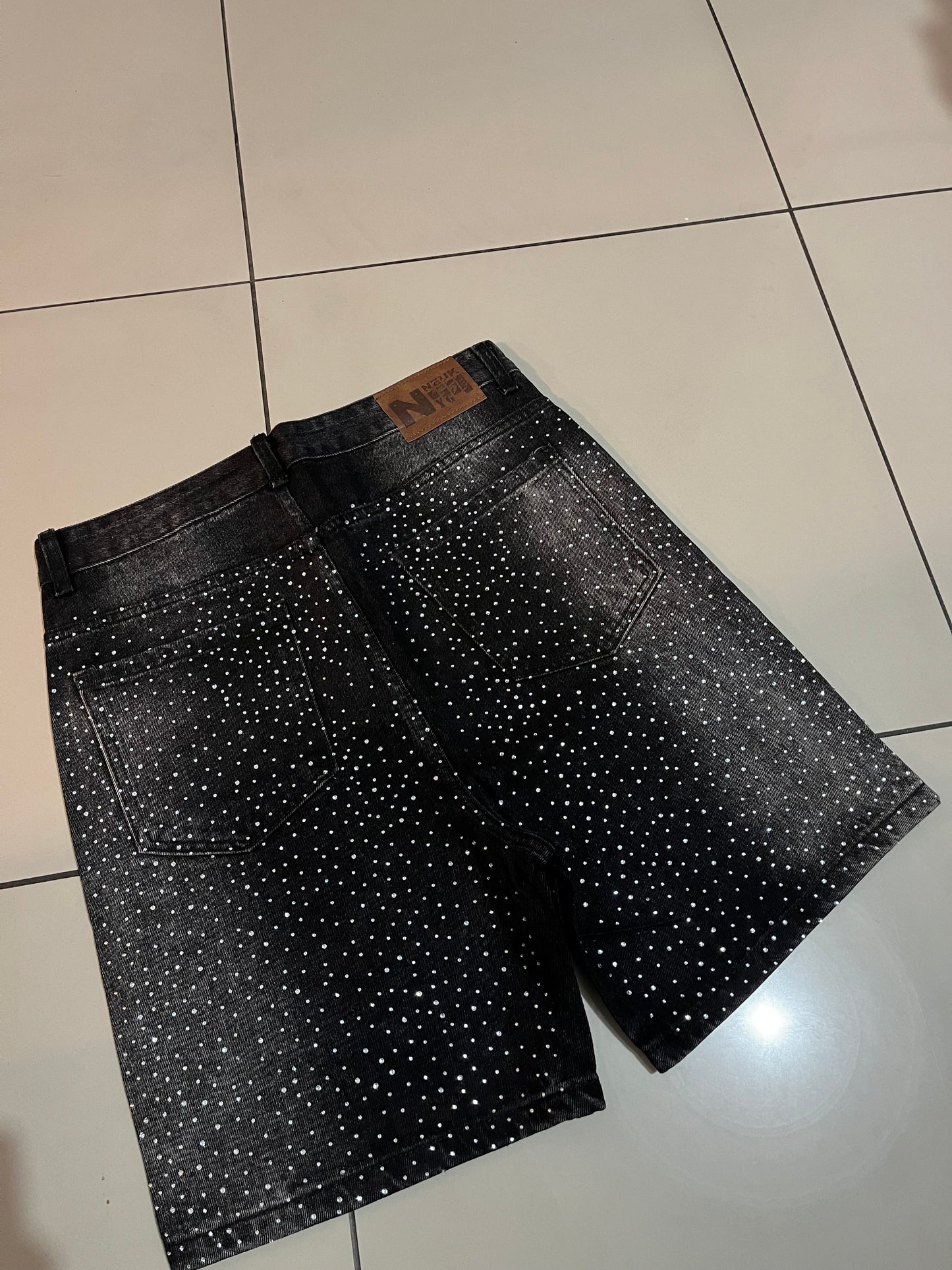 Rhinestone Jorts