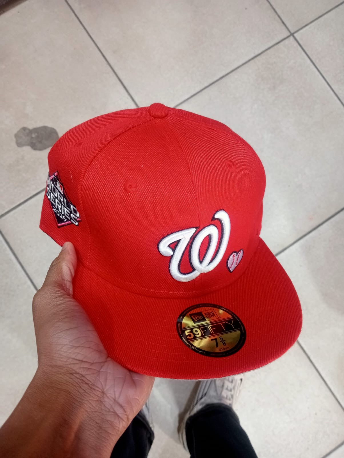 New Era Fitted “Washington Red”