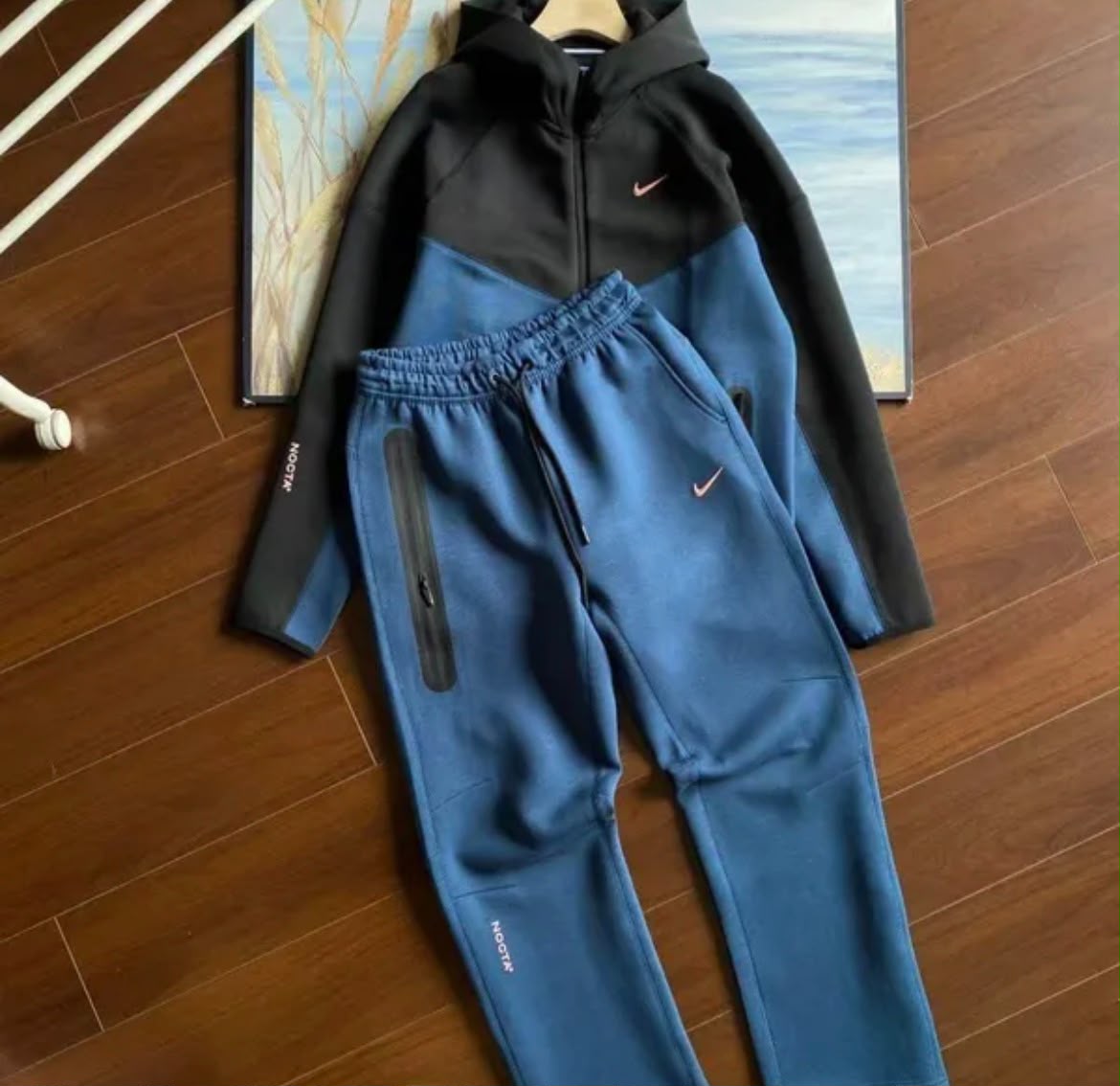 Nike x NOCTA Tech Fleece Hooded Tracksuit – Cobalt Navy/Black