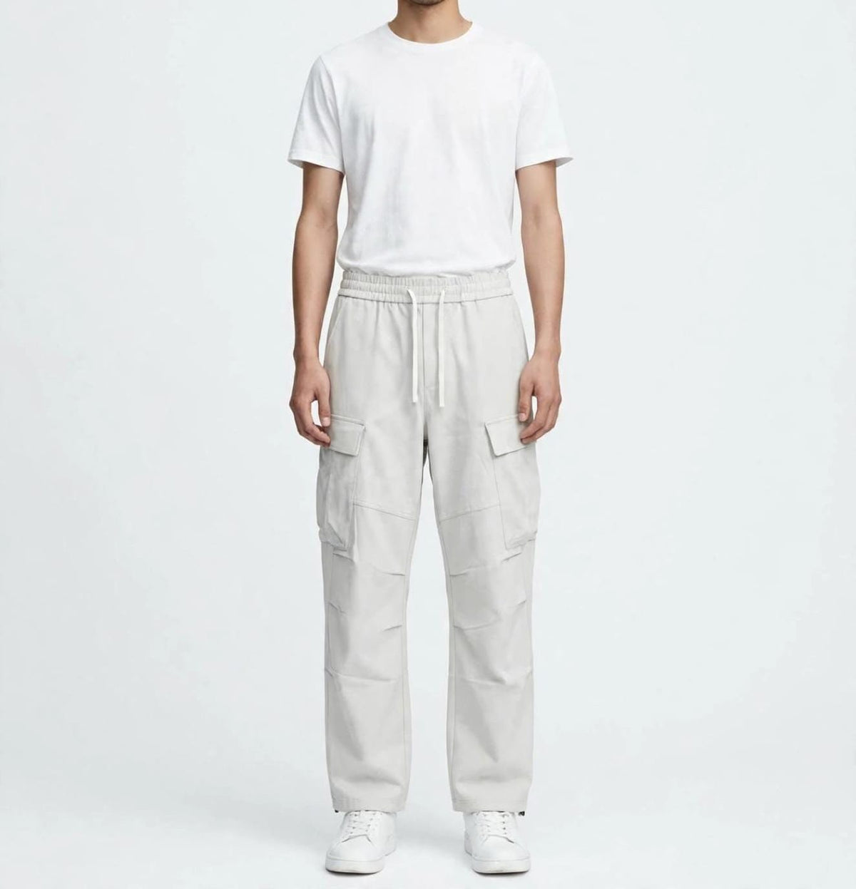 RECON TACTICAL FLAP CARGO PANTS IN BONE GREY