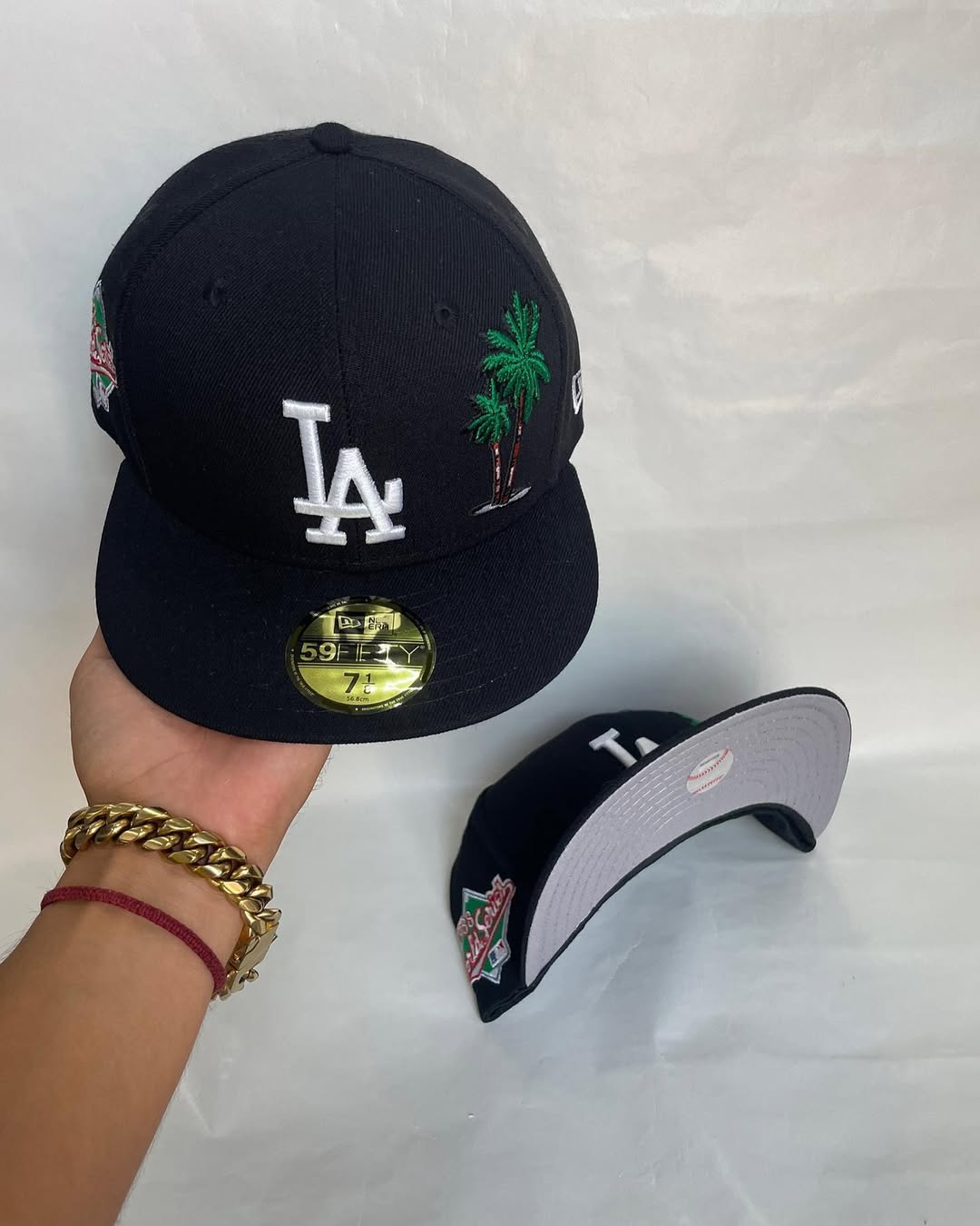 New Era Fitted "LA Palm Black"