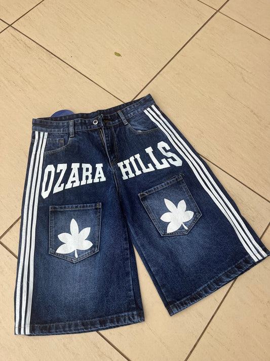 Blue Ozara Jorts
