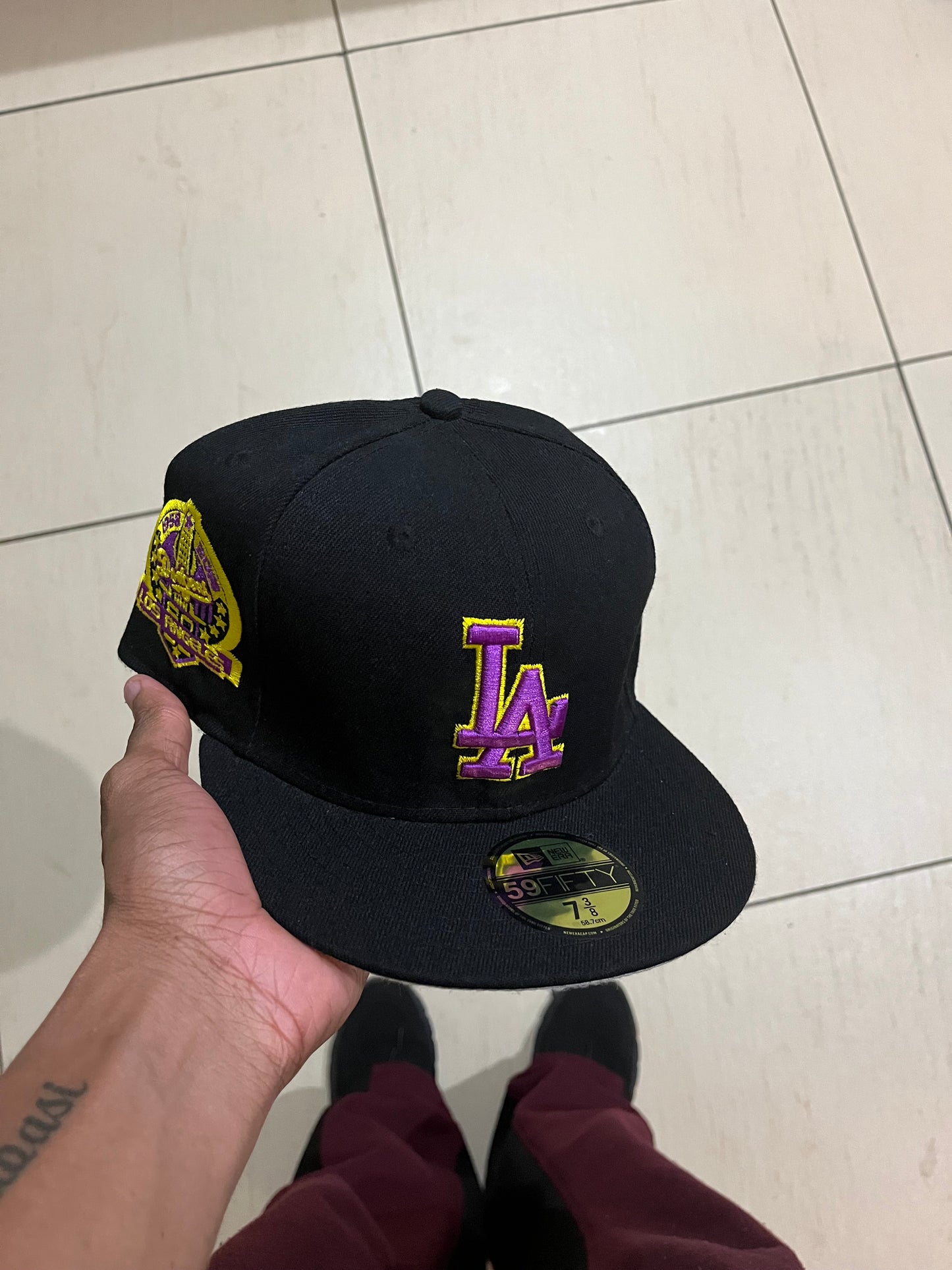 New Era Fitted P LA Black
