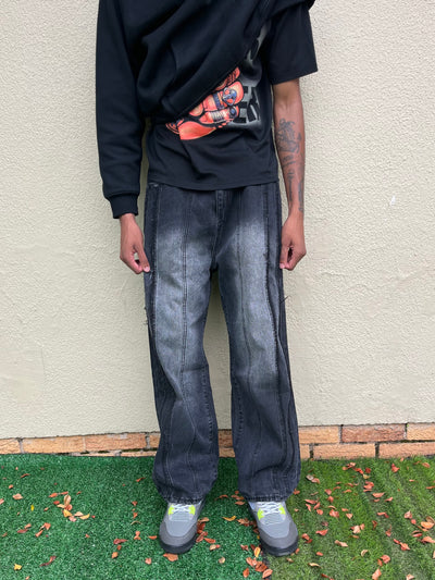 Stonewashed Denim Jeans