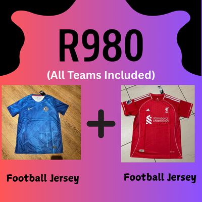 2x Football Jersey Combo