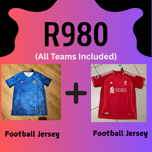 2x Football Jersey Combo