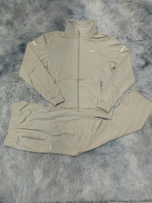 Beige Nike Tracksuit