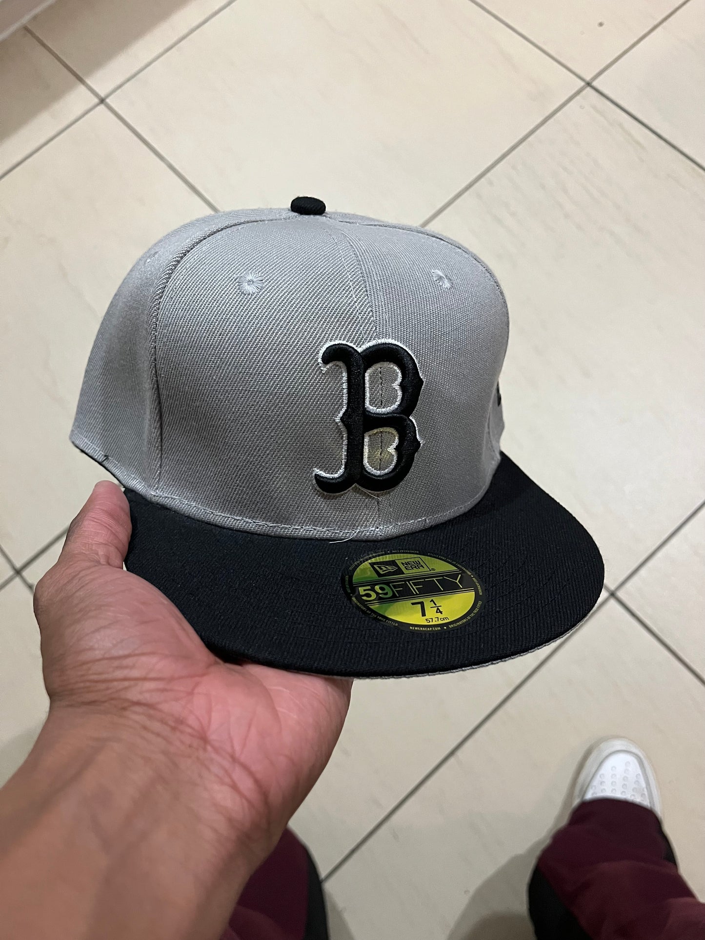 New Era Fitted “Grey Boston”