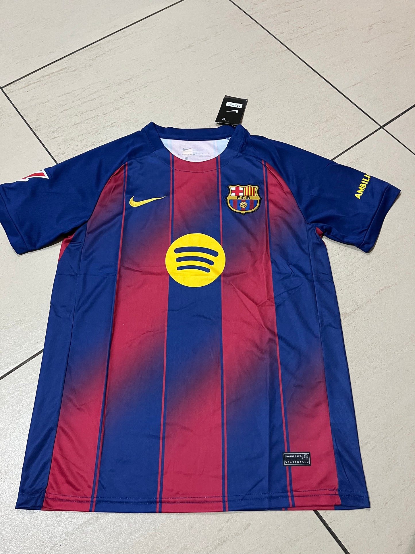Barcelona soccer jersey
