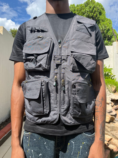 Grey Utility Vest
