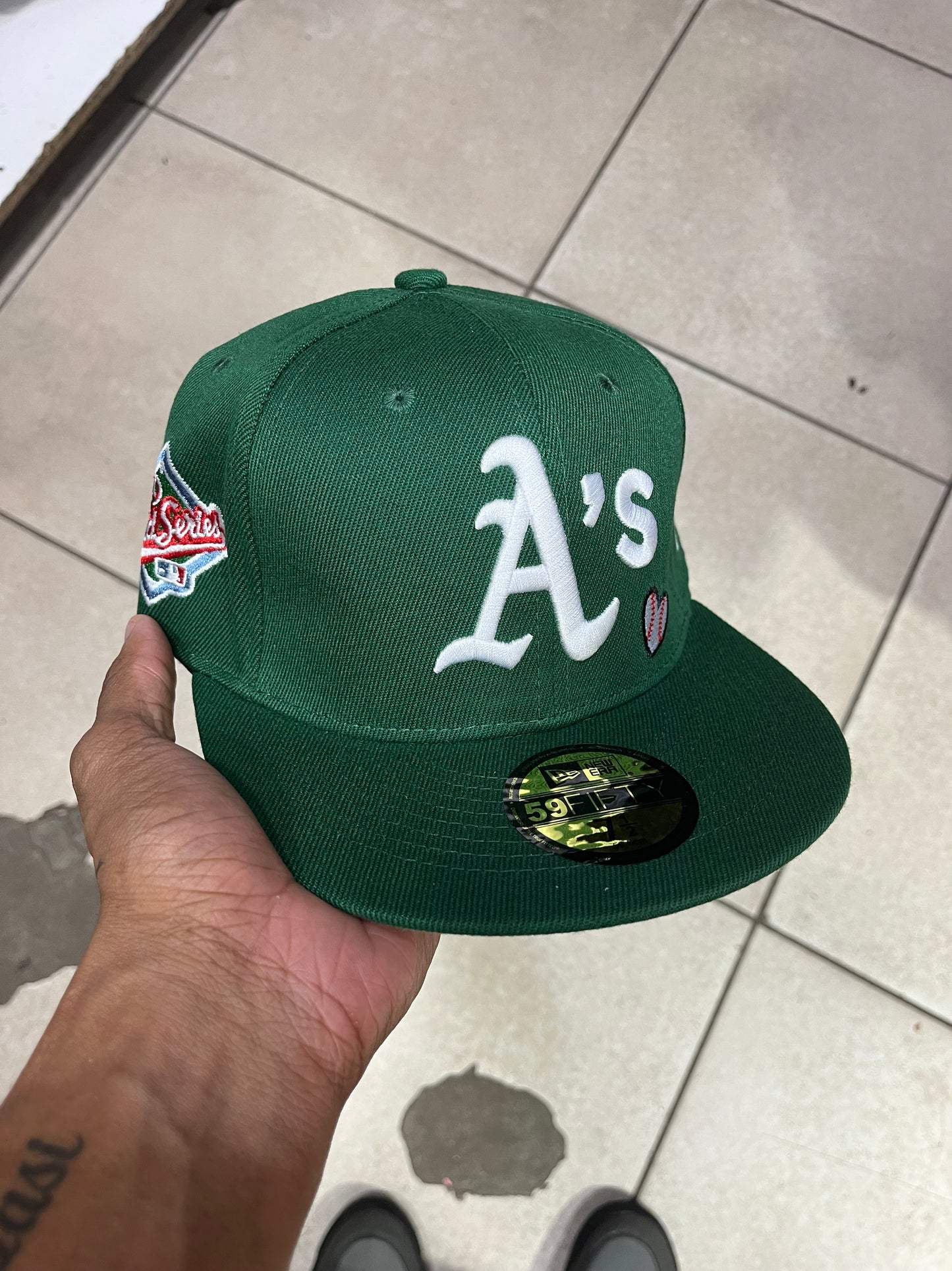 New Era Fitted “Atletics Green”