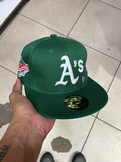 New Era Fitted “Atletics Green”