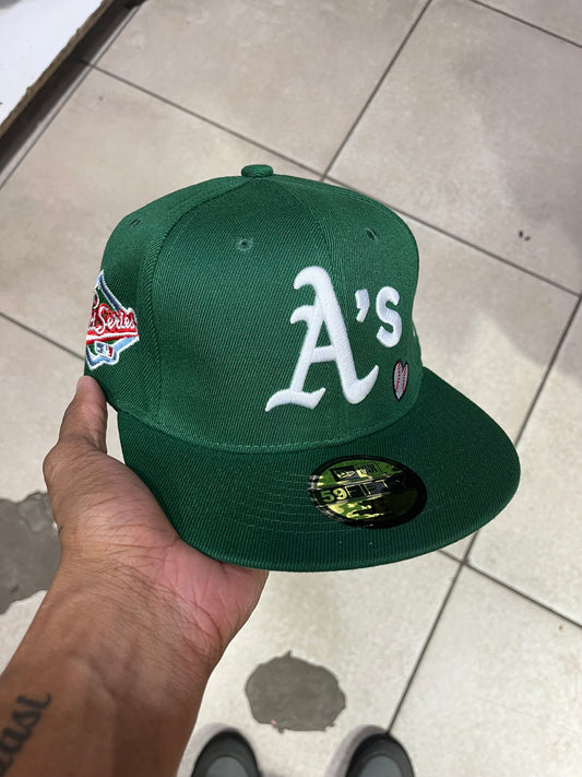 New Era Fitted “Atletics Green”