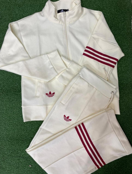 Adidas Tracksuit “White/Red”