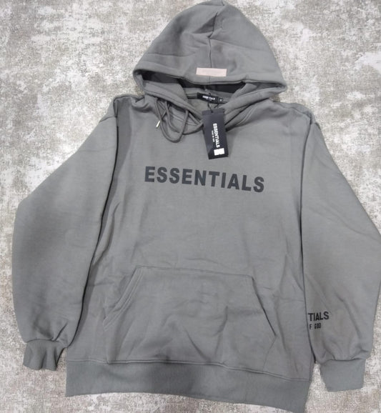 Grey Essentials Hoodie
