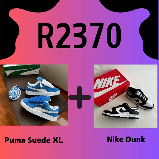 Puma Suede XL + Nike Dunk