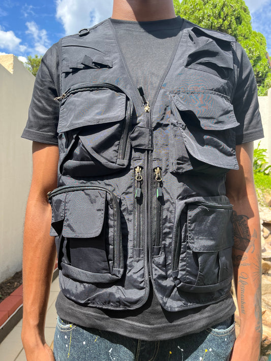 Black Utility Vest