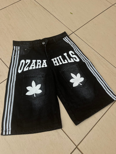 Black Ozara Jorts