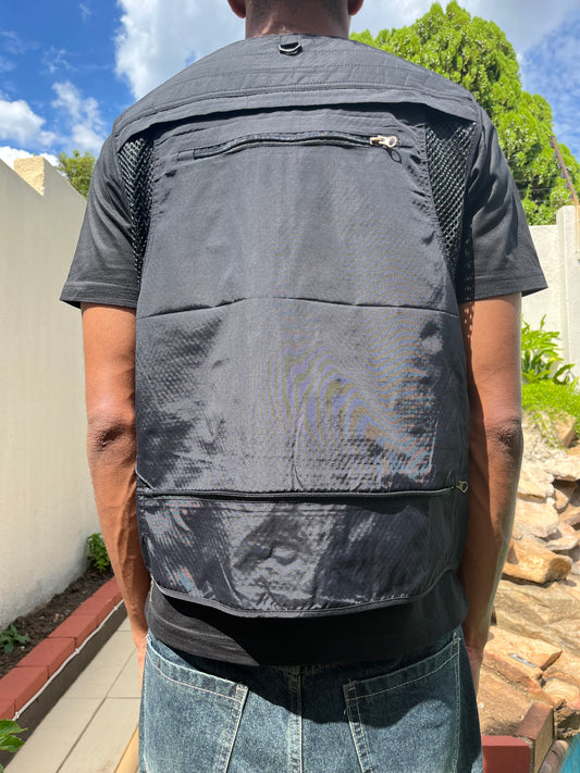 Black Utility Vest