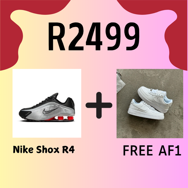 Nike Shox R4 + FREE Nike AF1