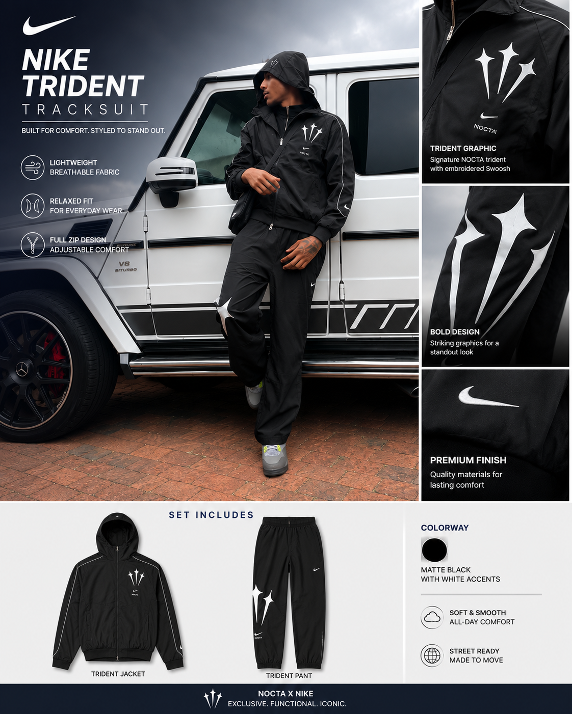 Nike x NOCTA Trident Tracksuit Set