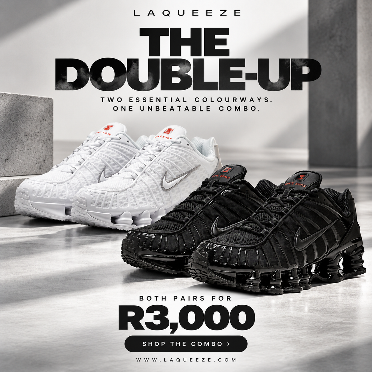 2 Nike Shox TL Combo
