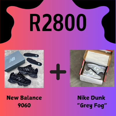 New Balance 9060 + Nike Dunk