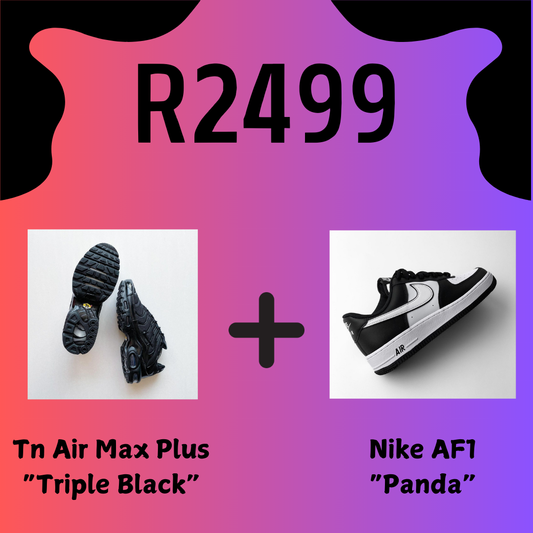 TN Air Max+ Nike AF1 "Panda"
