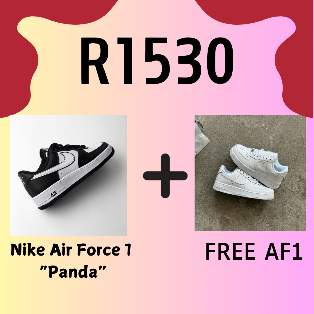 Nike AF1 "Panda" + FREE Nike AF1