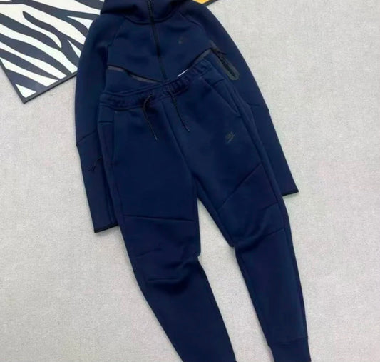 Nike Sportswear Tech Fleece Full-Zip Tracksuit – Obsidian Navy/Black