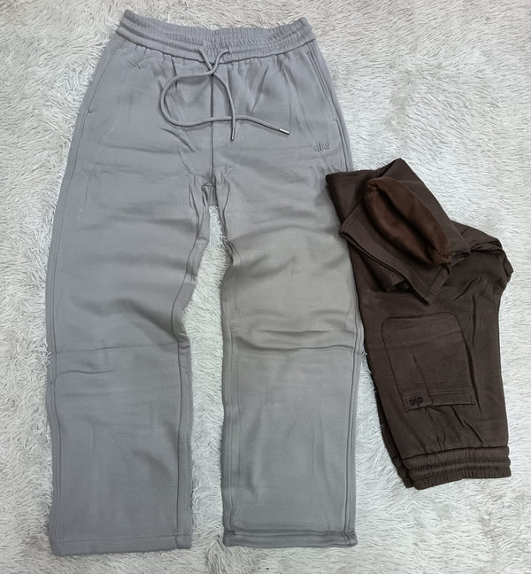 ESSENTIALS OVERSZ HEAVY SWEATPANTS IN SLATE