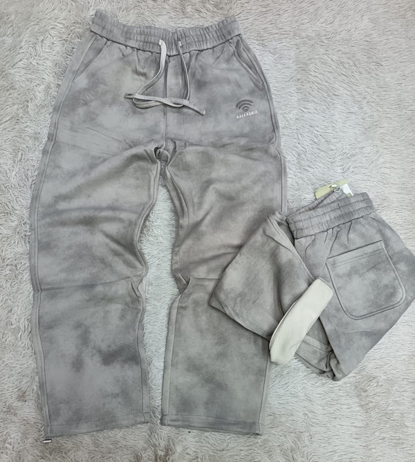 CLOUD ACID WASH SWEATPANTS IN VINTAGE ICE