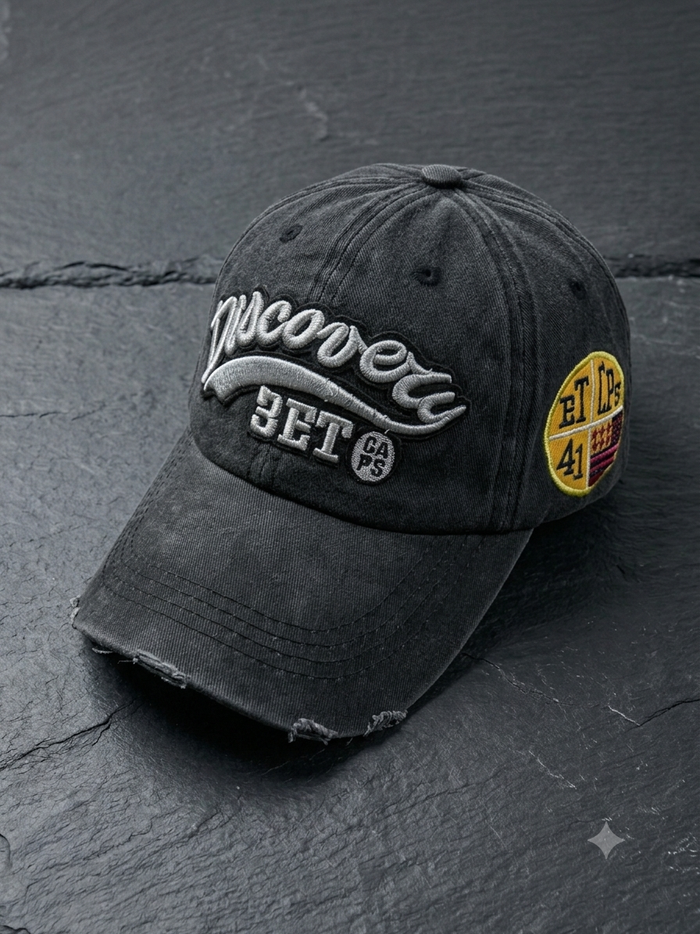 Discovery BET Crest Wash Cap – Charcoal