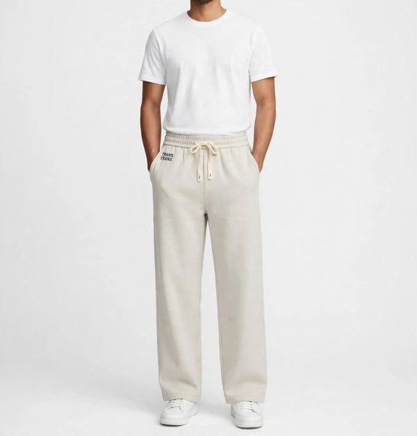 ESSENTIAL TYPOGRAPHY SWEATPANTS IN OATMEAL