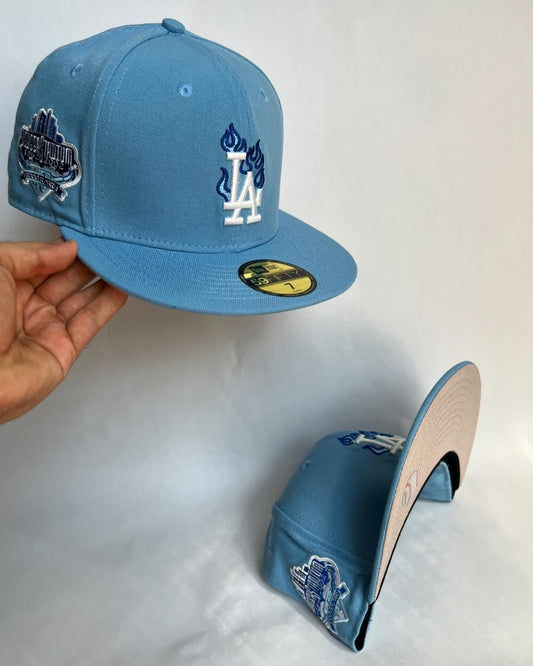 New Era Fitted Cap "Baby Blue"